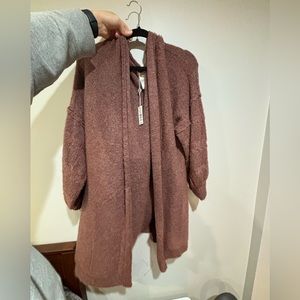 Max Studio balloon sleeve open front cardigan